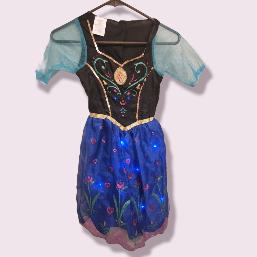 Disney Anna Musical Light up costume Dress 7/8